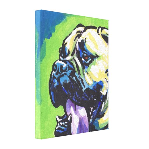 Dog Canvas Prints, Dog Wrapped Canvas Photo Print Zazzle