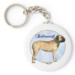 Bullmastiff Portrait Keychain