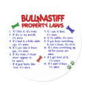 BULLMASTIFF Property Laws 2 stickers by poochloverstuff BULLMASTIFF Property Laws 2 stickers