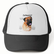 Bullmastiff (red) History Design Trucker Hat