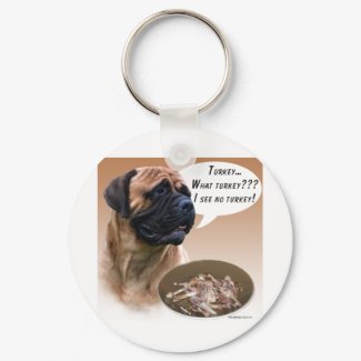 Bullmastiff Turkey keychain