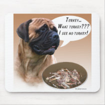 Bullmastiff Turkey mousepads