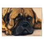 Bullmastiff Waiting - Dog Breed Art Cards