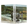Bullock Cart In The Ford By Grigorescu Nicolae 3 Ring Binders