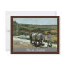 Bullock Cart In The Ford By Grigorescu Nicolae Personalized Invite