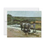 Bullock Cart In The Ford By Grigorescu Nicolae Personalized Invitations