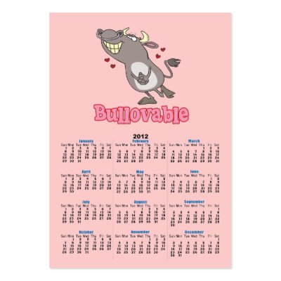 bullovable bull lovable funny pun cartoon business cards by tooni_dooni