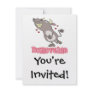 bullovable bull lovable funny pun cartoon personalized invite