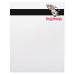 bullovable bull lovable funny pun cartoon letterhead template