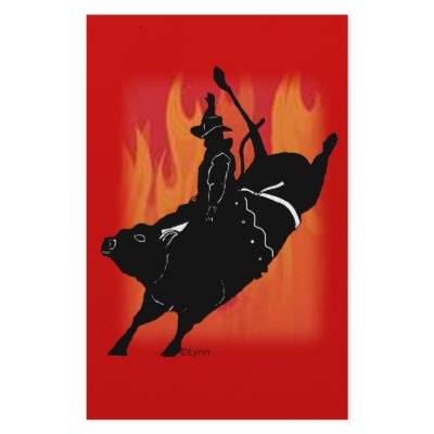 Bullrider  101 personalized stationery by saddleblkt