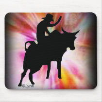 Bullrider 203 mouse pads