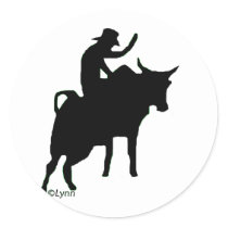 Bullrider 2 stickers