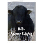 Bulls Against Bullying #1 of 7 Different Greeting Card