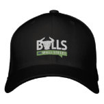 BULLS Black Cap embroidered hats