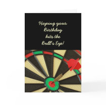Bull's Eye Birthday Greeting Card