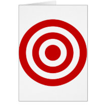 Bull's_Eye Greeting Card