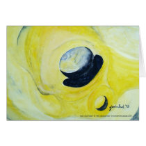 Bull's Eye Glass Card