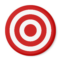 Bull's_Eye Refrigerator Magnet