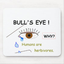 Bull's Eye! Mousepad mousepads