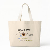 Bull's Eye! Tote bags