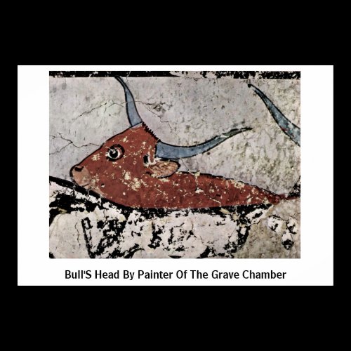 Bull'S Head By Painter Of The Grave Chamber Posters