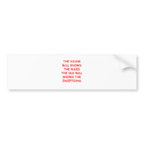 BULLS.png Bumper Stickers