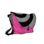 Bullseye and Hot Pink Courier Bags
