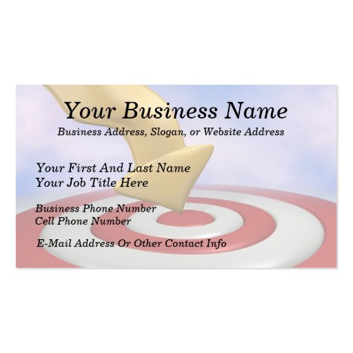 Bullseye! Business Card Templates