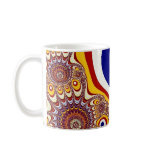 Bullseye Carousel Digital Fractal Art MUG
