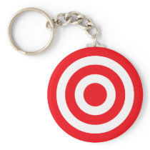 Bullseye Keychain