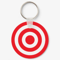 Bullseye Keychain