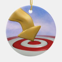 Bullseye! Ornaments