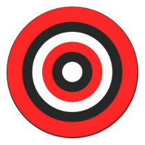 Bullseye stickers