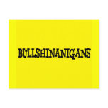 Bullshinanigans Post Card