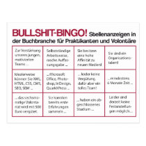 Bullshit (no meaning) postcard