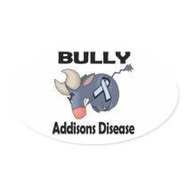 BULLy Addisons Disease Oval Sticker