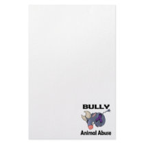 BULLy Animal Abuse Stationery Paper