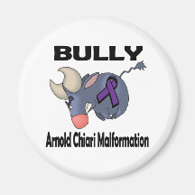BULLy Arnold Chiari Malformation Refrigerator Magnets