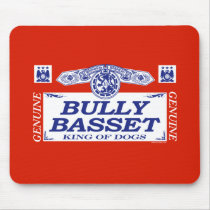 Bully Basset mousepads by dogbreedz Bully Basset mousepads