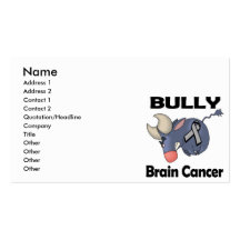 BULLy Brain Cancer Business Cards