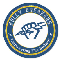 Bully Breaker Official Merchandise Round Sticker