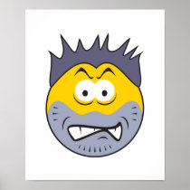 Bully Dirt BagSmiley Face Print