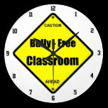 Bully - Free Classroom Wall Clock wall clocks