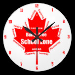 Bully - Free School Clock (Canada) wall clocks