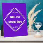 Bully - Free School Plaque