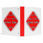 Bully - Free School Zone 3 Ring Binder