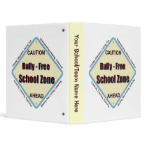 Bully - Free School Zone Vinyl Binder
