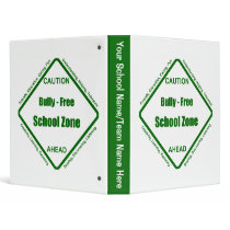 Bully - Free School Zone 3 Ring Binders