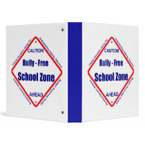 Bully - Free School Zone Vinyl Binder