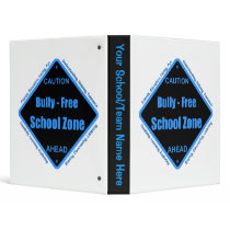 Bully - Free School Zone Vinyl Binder